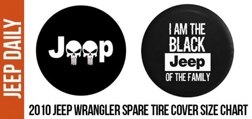Jeep Wrangler Size Chart